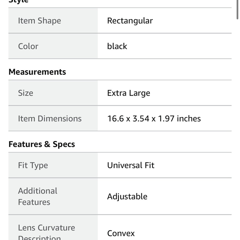 Pontoon Rear View Mirror - Picture 9 of 9